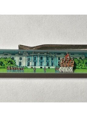 The White House Floaty Pen Washington DC Presidential Guards Soldiers Move Vtg